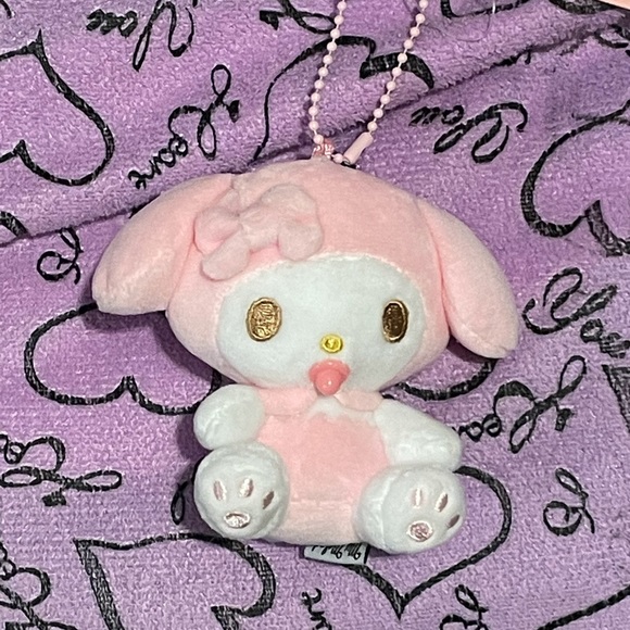 Sanrio x Miniso Baby My Melody Plush Keychain - Picture 1 of 10